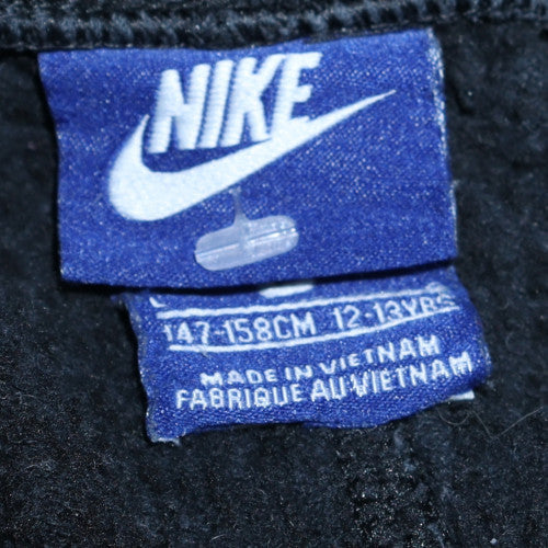 Nike Boys Black Fleece Sweatpants 12-13 Years Regular Fit Activewear Trousers