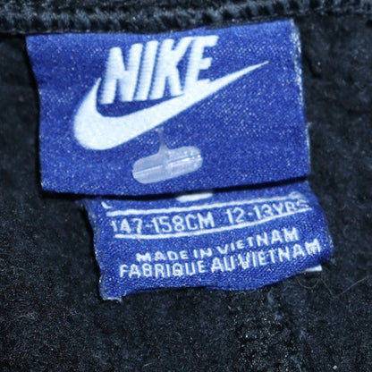 Nike Boys Black Fleece Sweatpants 12-13 Years Regular Fit Activewear Trousers