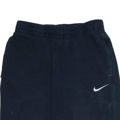 Nike Boys Black Fleece Sweatpants 12-13 Years Regular Fit Activewear Trousers