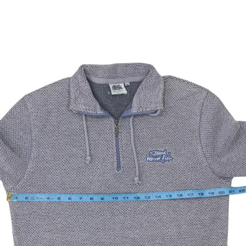 Mens UK Size M Weird Fish Grey Pullover Sweatshirt