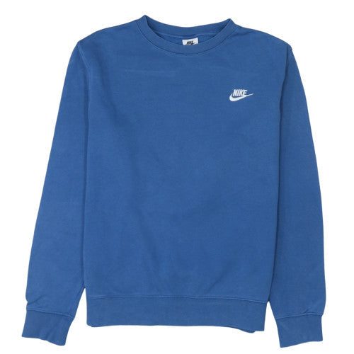 Mens UK Size S Nike Blue Pullover Sweatshirt