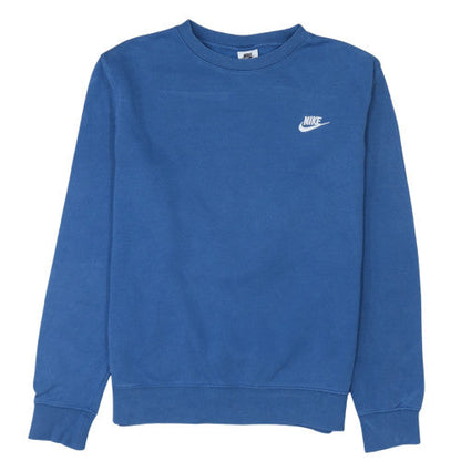 Mens UK Size S Nike Blue Pullover Sweatshirt
