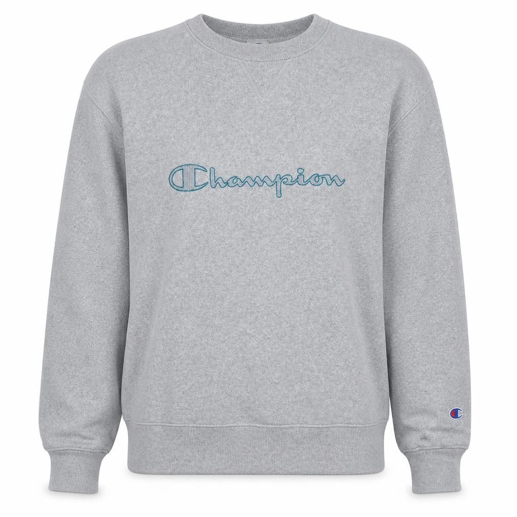 Mens UK Size M Champion Grey Pullover Sweatshirt