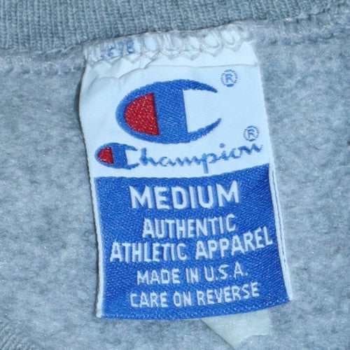 Mens UK Size M Champion Grey Pullover Sweatshirt