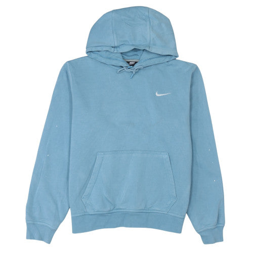 Womens UK Size M Nike Blue Pullover Hoodie
