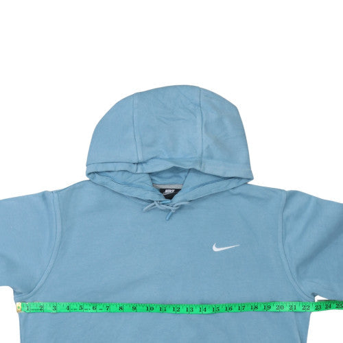 Womens UK Size M Nike Blue Pullover Hoodie