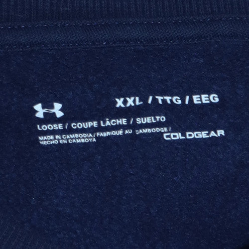 Mens UK Size 2XL Under armour Blue Pullover Sweatshirt