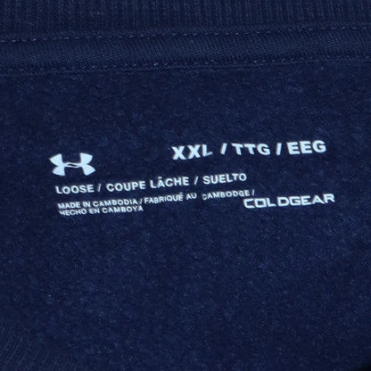 Mens UK Size 2XL Under armour Blue Pullover Sweatshirt