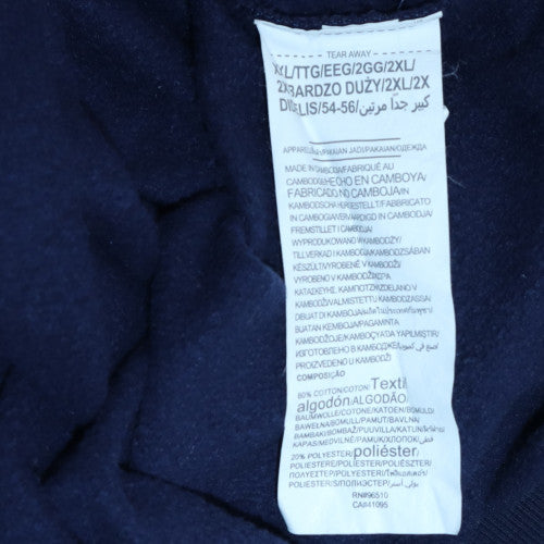 Mens UK Size 2XL Under armour Blue Pullover Sweatshirt