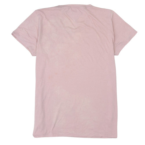 Tommy Hilfiger Denim Men's Pink XL Graphic Short Sleeve T-Shirt