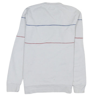 Mens UK Size L Levi's White Pullover Sweatshirt