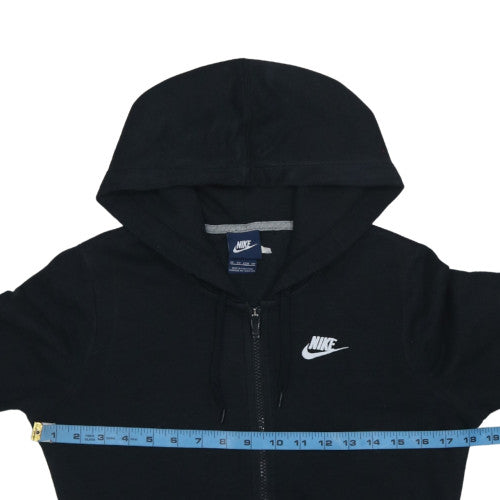 Mens UK Size XS Nike Black Full Zip Hoodie