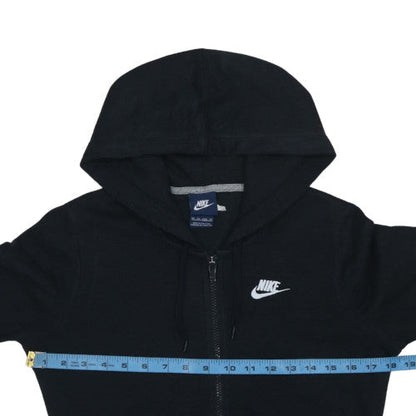Mens UK Size XS Nike Black Full Zip Hoodie