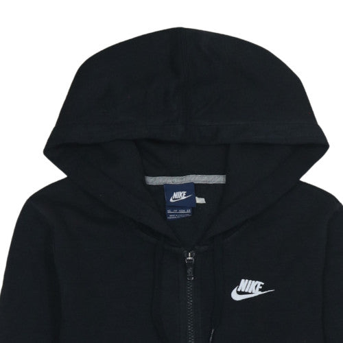 Mens UK Size XS Nike Black Full Zip Hoodie