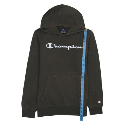 Champion Boys Black XL Hoodie 13-14 Years Pullover Fleece Sweatshirt