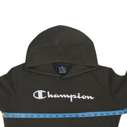 Champion Boys Black XL Hoodie 13-14 Years Pullover Fleece Sweatshirt