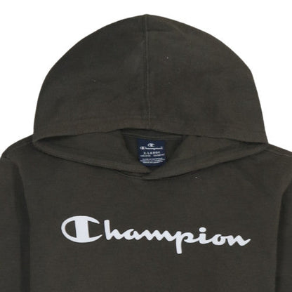 Champion Boys Black XL Hoodie 13-14 Years Pullover Fleece Sweatshirt