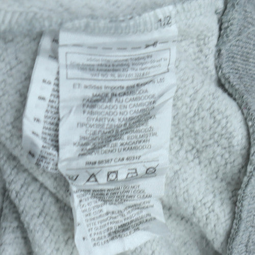 Womens UK Size 8 adidas Grey Pullover Sweatshirt