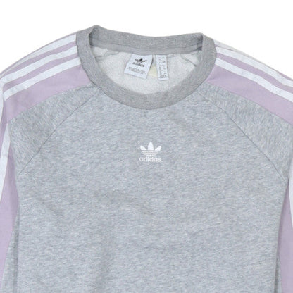 Womens UK Size 8 adidas Grey Pullover Sweatshirt