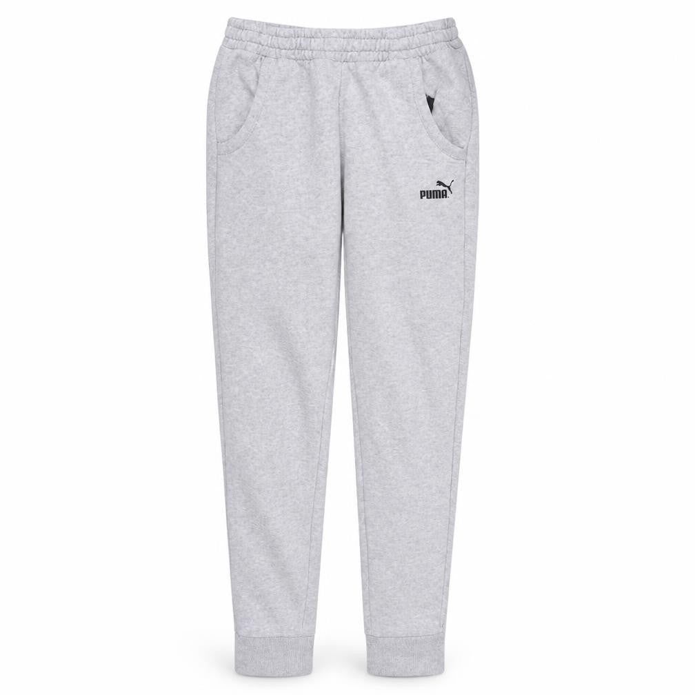 Front view of Puma women’s grey xs jogger sweatpants activewear trousers