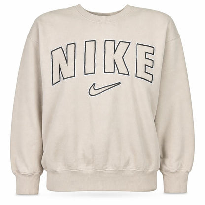Womens UK Size L Nike Beige Pullover Sweatshirt
