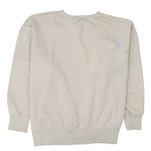 Womens UK Size L Nike Beige Pullover Sweatshirt