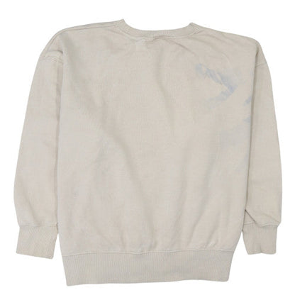 Womens UK Size L Nike Beige Pullover Sweatshirt
