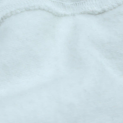 Mens UK Size M Gildan White Pullover Sweatshirt