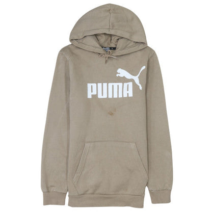 Mens UK Size XS PUMA Beige Pullover Hoodie