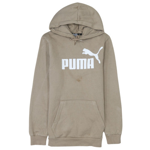 Mens UK Size XS PUMA Beige Pullover Hoodie