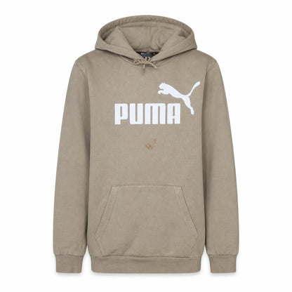 Mens UK Size XS PUMA Beige Pullover Hoodie