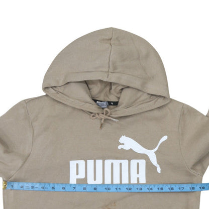 Mens UK Size XS PUMA Beige Pullover Hoodie