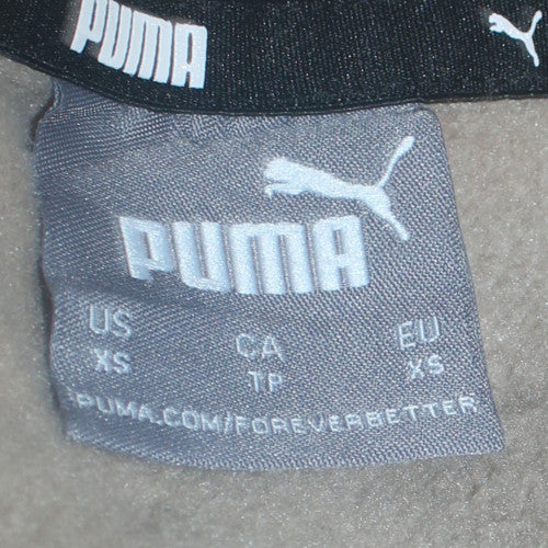 Mens UK Size XS PUMA Beige Pullover Hoodie