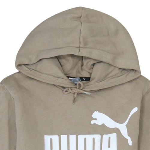 Mens UK Size XS PUMA Beige Pullover Hoodie