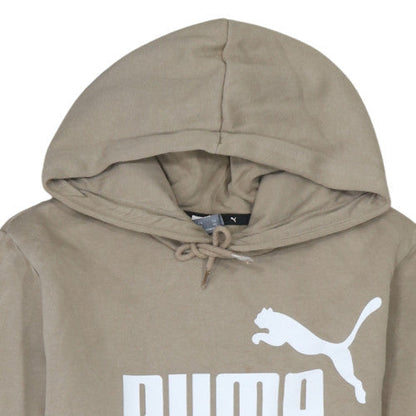 Mens UK Size XS PUMA Beige Pullover Hoodie