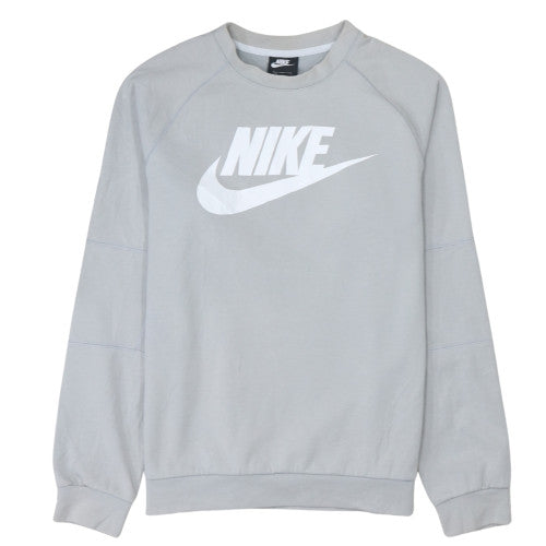 Mens UK Size M Nike Grey Pullover Sweatshirt