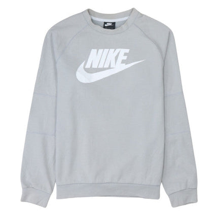 Mens UK Size M Nike Grey Pullover Sweatshirt