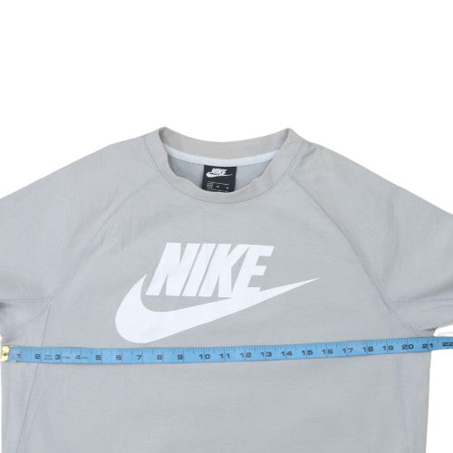 Mens UK Size M Nike Grey Pullover Sweatshirt