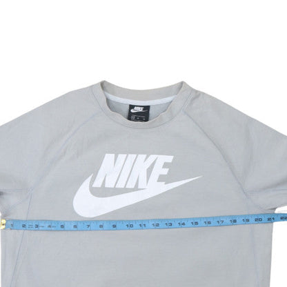 Mens UK Size M Nike Grey Pullover Sweatshirt