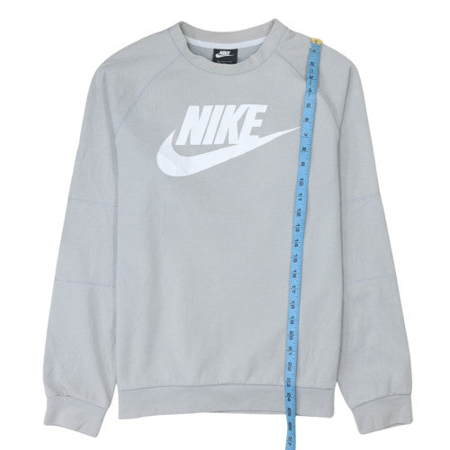 Mens UK Size M Nike Grey Pullover Sweatshirt