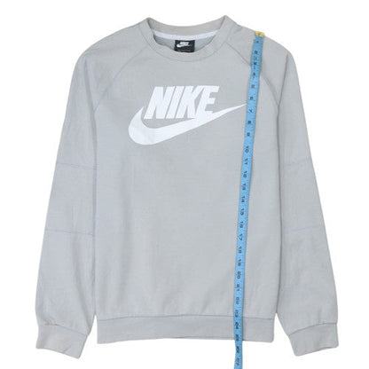 Mens UK Size M Nike Grey Pullover Sweatshirt