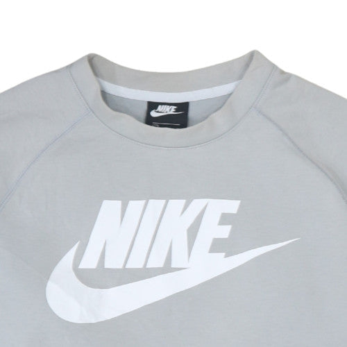 Mens UK Size M Nike Grey Pullover Sweatshirt