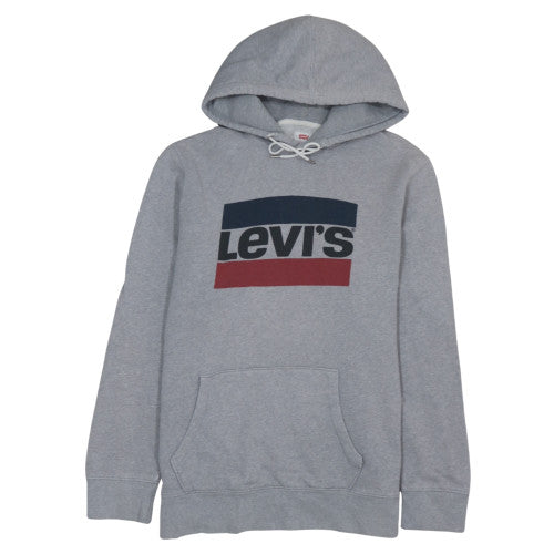 Mens UK Size L Levi's Grey Pullover Hoodie