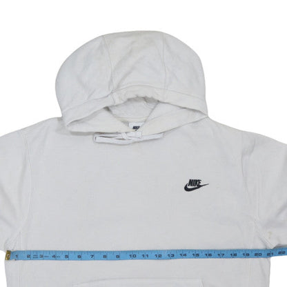 Womens UK Size S Nike White Pullover Hoodie