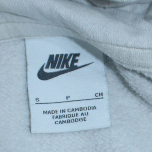 Womens UK Size S Nike White Pullover Hoodie