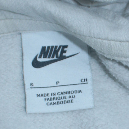 Womens UK Size S Nike White Pullover Hoodie
