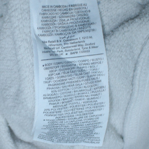 Womens UK Size S Nike White Pullover Hoodie