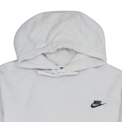 Womens UK Size S Nike White Pullover Hoodie