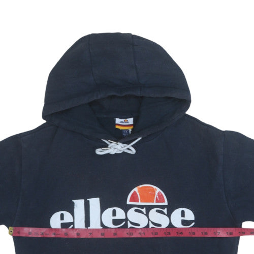 Womens UK Size 6 ellesse Black Pullover Hoodie