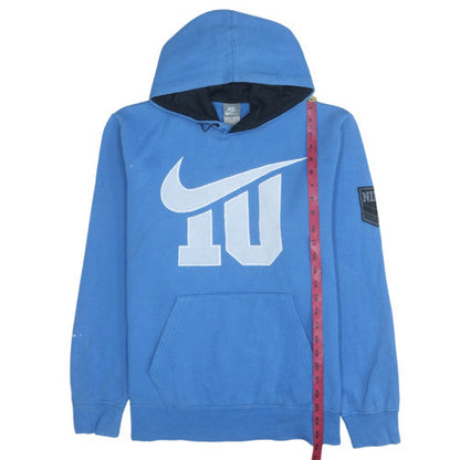 Mens UK Size L Nike Blue Pullover Hoodie